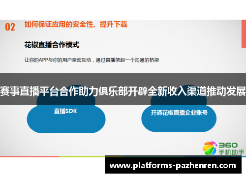 赛事直播平台合作助力俱乐部开辟全新收入渠道推动发展